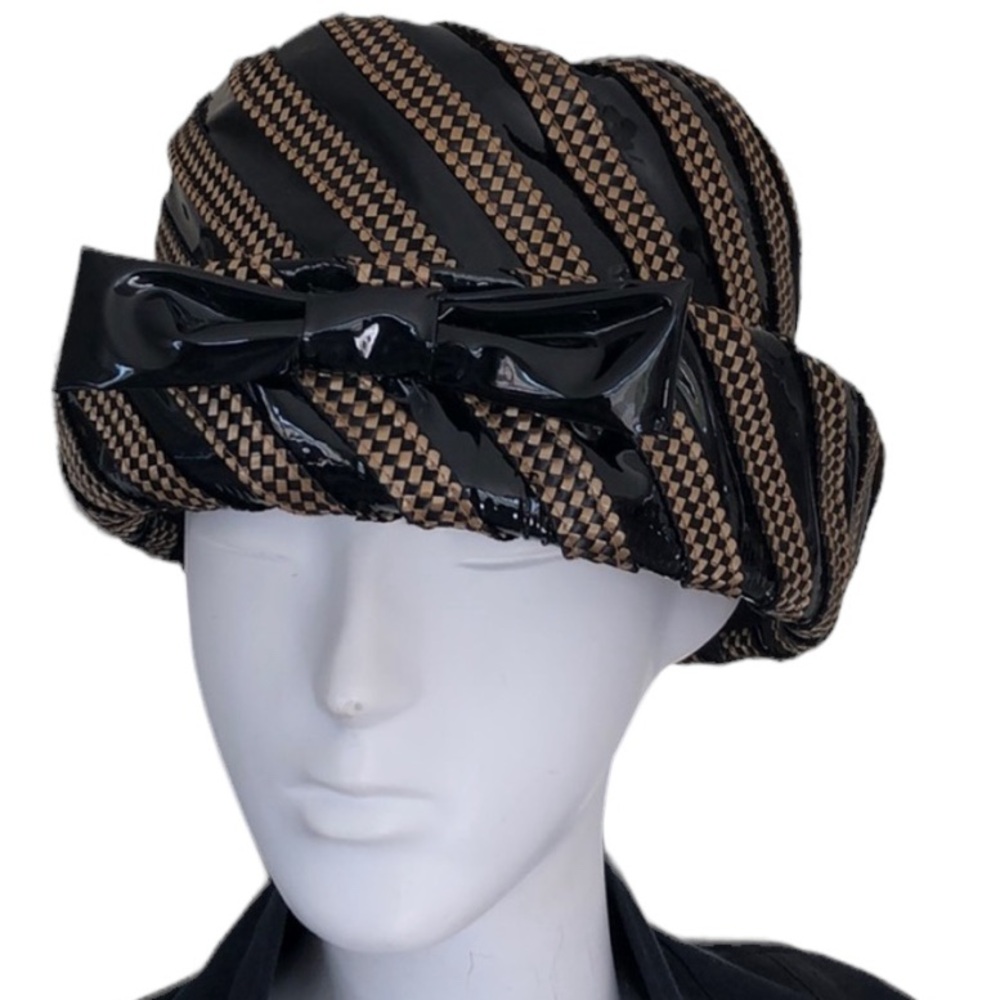 Vintage Gladys & Belle Jr. bow embellished hat